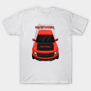 Ford F150 SVT Raptor 2010-2014 - Orange and Black T-Shirt